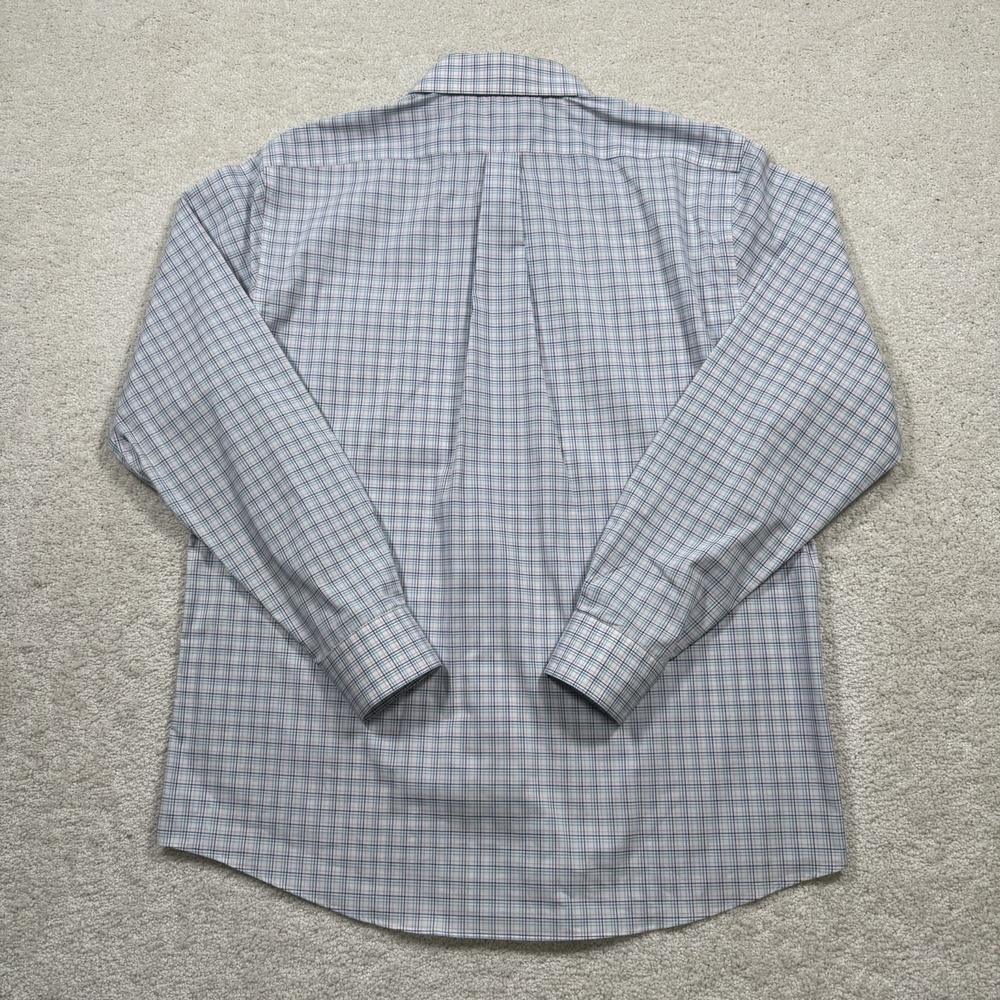 Lauren Ralph Lauren Shirt Men's 17.5 36/37 Slim Fit Stretch Non Iron Long Sleeve - Picture 3 of 7